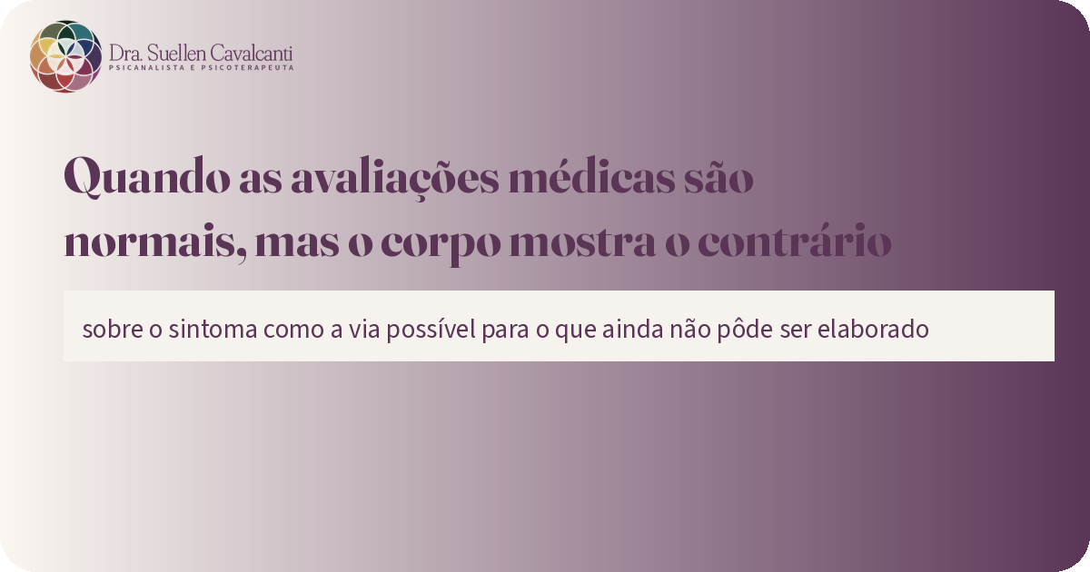Capa do artigo sobre sintomas sem explicação médica,