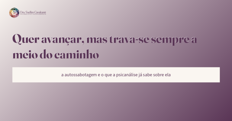 Autossabotagem: capa do artigo sobre quem trava constantemente a meio do caminho
